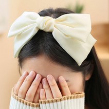 머리띠 리본 데일리머리띠 왕 헤어밴드 새틴 12085EA