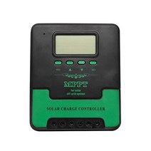 태양 전지 패널 충전 컨트롤러 MPPT 20A 12V 24V 자동 적응 납산 리튬 배터리, 01 BlackGreen