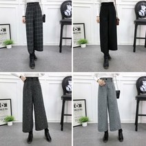 노들쇼핑 명품 세스 9부 단추 모직 통바지 4색상