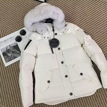 강아지 겨울 가을 옷 패딩 여성 가위털 다운 재킷 여우 모피 칼라 탈착식 후드 짧은 따뜻한 코트 두꺼운 여성용 의류 3Q, 13.WHITE - M