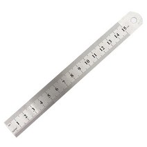 스틸자 15cm 150mm 철자 스텐 쇠 자 DD-10021 20cm 30cm 알루미늄자 스틸자제작 판촉★jun☆a, ※­선택:상품선택▣