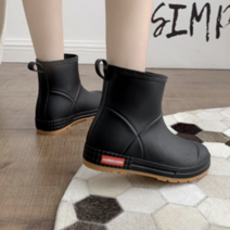 방수작업화 성인레인부츠 짧은장화