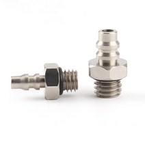 5 pcs m3 m4 m5 m6 18 bsp 수나사 미니 튜브 호스 바브 공기 공압 링, M-6AU-4 황동