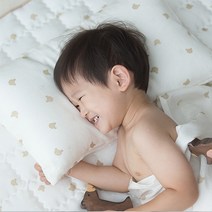 불로홈 유아 아기 꼰사인견 패드 쿨매트 신생아 사계절 고밀도 광목 토퍼 면 S(70x100cm), 블랙하트, 1개
