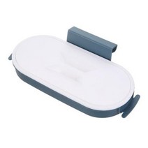 주방용 쓰레기통 보관용 쓰레기통 자동차 쓰레기통 주방 캐비닛 도어 바구니 걸이형 쓰레기통 쓰레기통 이동식분리수거함, 04 Navy Blue