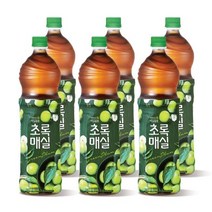 웅진 초록매실 1.5L 6개 매실음료 추천