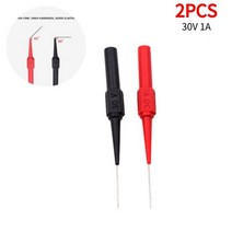 멀티미터 NENG-PT2002 프로브 PVC 절연 피어싱 바늘 팁 비파괴 테스트 진단 도구 2 개, [01]  2pcs 600V 10A