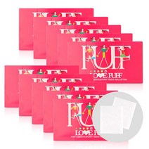 [경기점] 러브퍼프 100매x10개 무형광 화장솜 스킨 네일 리무버