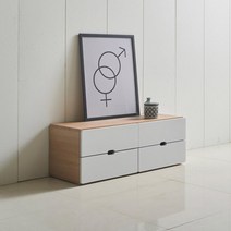 내츄럴 모던 티비다이 원룸 수납장 800 (7컬러) AV장 얇은 거실장 폭좁은, 화이트아카시아
