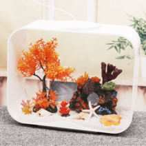 무환수 어항 수족관 물고기 물생활 구피 어항 청소 편한 열대어 무환수 베타 수조 자동, 옵션9