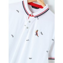 (XL)바스키아 반팔 카라 티셔츠 골프 패턴19