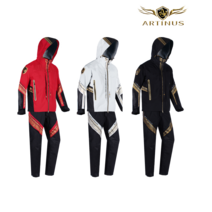 아티누스 경량 3LAYER 기능성 낚시복 세트 AR-965 아웃도어, 3L(110), 레드(AR-965R)