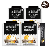 흑도라지 배 생강 청 스틱 4박스 400포, 단품, 단품