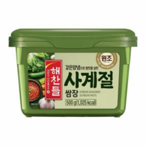 해찬들 사계절 쌈장, 500g, 5개