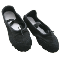 [유제이컴퍼니] 유제이 검정 반가죽 성인 유아 아동 발레 슈즈 160mm~, 175