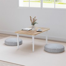 YEAR COLOR 이동식 다용도 접이식 침대 거실 미니 좌식 테이블 한국 현지 배송, 거실우드