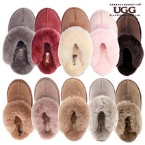 UGG 어그 슬리퍼 양털 겨울 여성슬리퍼 남성 실내용 실외용 선물 호주 오즈웨어