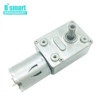 Bringmart-미니 터보 기어드 모터 12 V 24V 기어 박스 웜 DC 볼트 엔진 370 자동 잠금 포지티브 반전 감속기, 12V 25rpm, Voltage transfermor