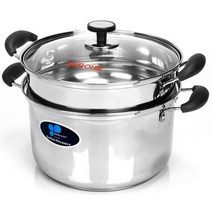 키친아트 아티스트 2단 찜기, 24cm, 1개