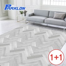 1+1 헤링본우드 우리가족 놀이방 안전매트 200x140x1.0cm, 해피테라조2장, 해피테라조(2장)