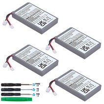 2000mAh 리튬 이온 배터리 팩 소니 PS4 프로 슬림 LIP1522 듀얼쇼크 4 V1 V2 무선 컨트롤러 플레이 스테이션 게임 패드, [04] 4 batteries