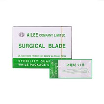 메스날 (Surgical Blade) 11 호 100개입 수술용 [아이리스] #949EA, 아이리스 쿠팡 본상품선택