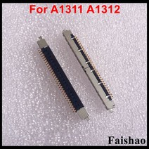Faishao 1pcs 5pcs 30 핀 I-PEX LCD LED LVDS 케이블 커넥터 iMac 21.5 quotA1311 2009 27quot A1312 2010 년 교체, [02] 5pcs