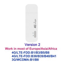 데이터쉐어링 라우터 유심 4G LTE 차량용 휴대용 와이파이 USB, 버전 2