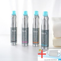 BAS 바스 섬유탈취제 400ml + 덴탈마스크1매 프랑스 향료 향균 탈취 피부비자극, 매리미