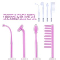 고주파마사지기 가정용 고주파 바디고주파 darsonval 4pcs 고주파 얼굴 버섯 전극 노즐 부착 튜브 얼굴 마사지 보라색 빛 얼굴 스킨 케어 장치, 아르곤 4개