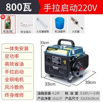 소형 캠핑용 자가 발전기 이동식 미니 비상 용접 저소음 가정용 무소음 휴대용 산업용 캠핑, 800W 20V