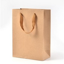 에이피피팩 두껍고 튼튼한 수제 종이쇼핑백 크라프트, C-FXL(도시락XL), 10장