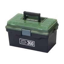JEJ Astage Storage Box X Series Roof Tool 490X Black Green Width 19.3 x Depth 10.0 Height 9.2 inches