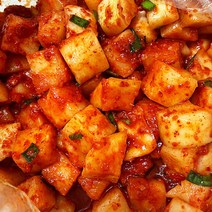 (시골마당) 국내산 전라도 깍두기 김치 1kg 재구매율 100 %, 2kg