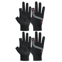 오토바이 라이더 손가락 터치 장갑, 블랙