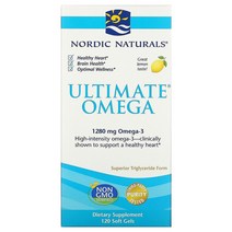 노르딕내추럴스 얼티메이트 오메가-3 1280mg 120 소프트젤, 1