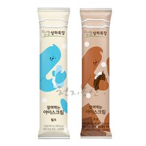 [똑똑]상하목장 얼려먹는 아이스크림 85ml (총12개) 1세트, 12개(초코6개+밀크6개)