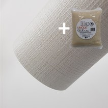 유니크 p7풀칠벽지 소폭합지 셀프도배세트 (벽지1롤+도배풀1포+깔지1), 직물베이지 세트