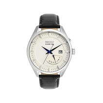 세이코 가죽시계 SRN071P1 키네틱 레트로그레이드 남성용 시계 116570