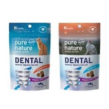 1+1 퓨어네이쳐 캣 고양이 덴탈스낵 치아관리 70g, 1개, 연어맛