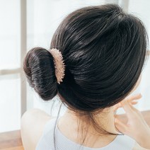 [수앤수]발레로즈 핸드메이드 올림머리 당고밴드 (21H278)