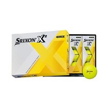 던롭(DUNLOP) 골프공 슬릭슨 X2 1박스(12개입), 01.옐로