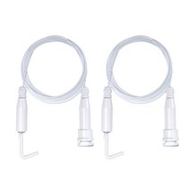 코텍 액자걸이 와이어1M 액자레일용 화이트 2개입, 2개입 세트