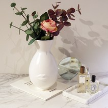 그레이하우스 커스텀 꽃병 세라믹 인테리어화병