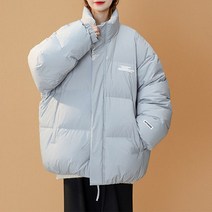 YUANXIN신상 파카 패딩 여성 다운 점퍼 오버사이즈 보온 쇼트 거위털 코트