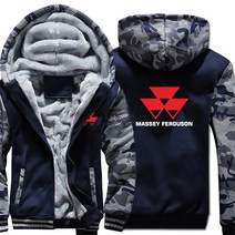 농업용 부품 기계 2022 Massey Ferguson Hoodie 남성용 지퍼 코트 양털 농업용 트랙터 운동복 캐주얼 솔리, 04 as picture3_06 XXXL