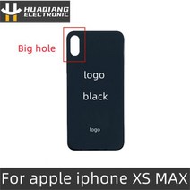뒷면 수리 하우징 케이스 뒷판 교체 호환 아이폰 X XS XSMAX AAA 등급 품질 큰 구멍 커버 유리 보호 3M 스티커 후면 용, XS white with CE