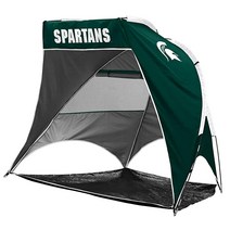 Logo Brands NCAA 미시간 스테이트 스파르탄스 남녀공용 성인 리트리트 카바나 텐트 원사이즈 멀티컬러, Michigan State Spartans