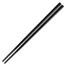 PC 사각 젓가락 (검정) 240mm 1벌 JU 수저 일식 저분