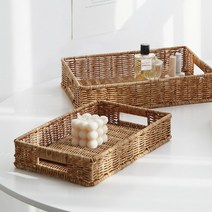 데이지가든 트레이 라탄바구니 2종(S L)